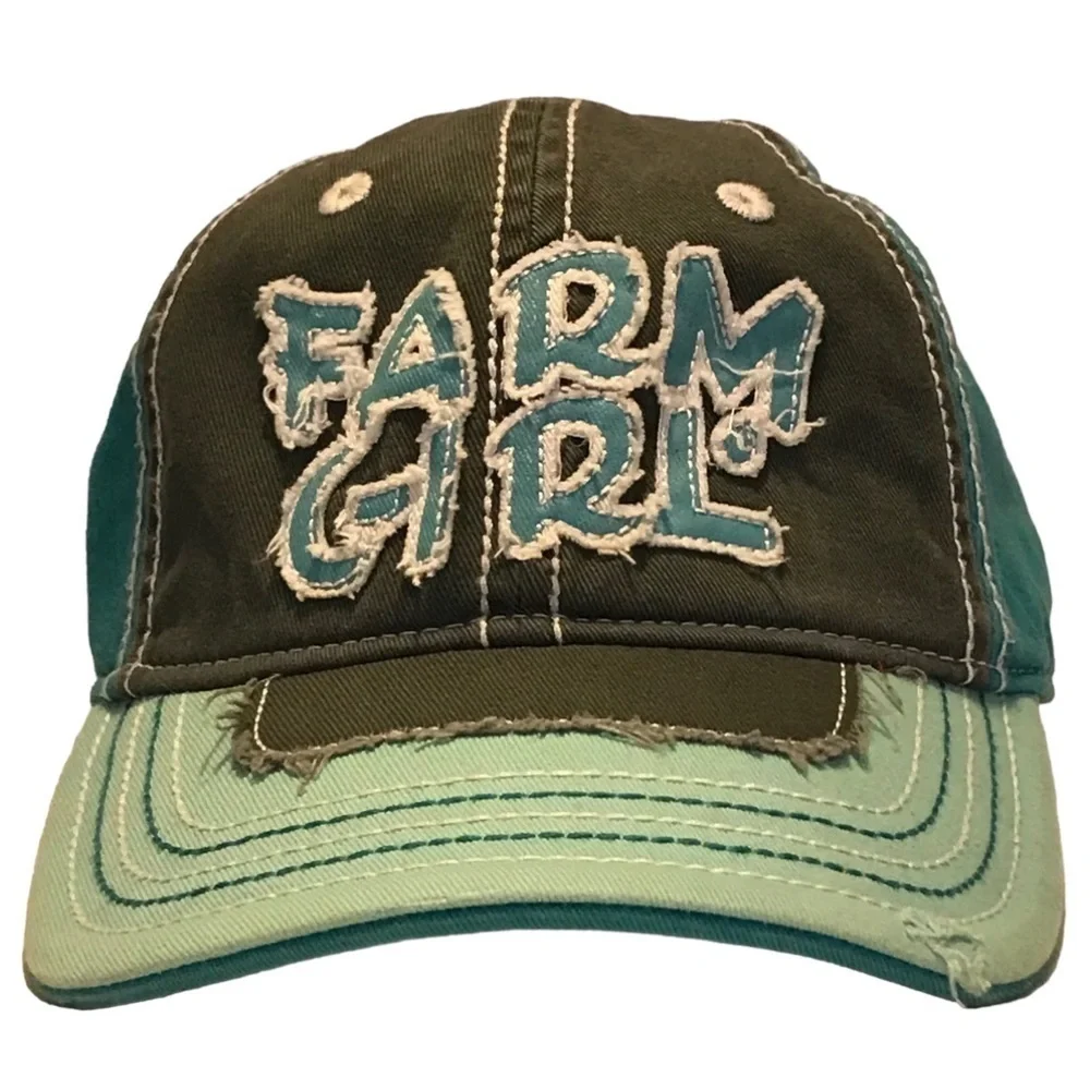 J. America / Farm Girl Adjustable Distressed Girl's Cap